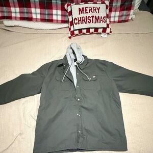 Men's Dickies Hydroshield Duck Hooded Shirt Jacket 3xlt